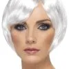Smiffys White Babe Bob Wig