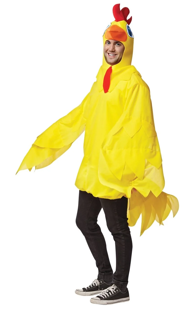 Adult Yellow Chicken Costume 1 Adult Yellow Chicken Costume